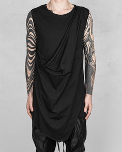Front Paneled Tank Top Black