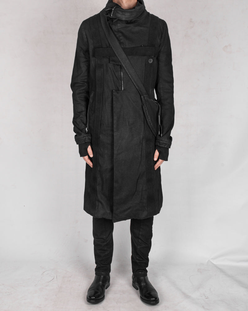 Army of me - Harnessed zip up cotton coat - Stilett.com