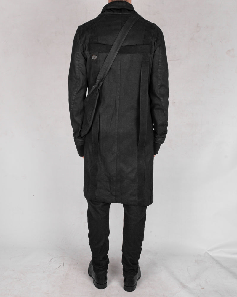 Army of me - Harnessed zip up cotton coat - Stilett.com