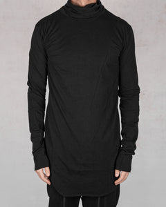 Army of me - Mittened turtle neck jersey black - Stilett.com