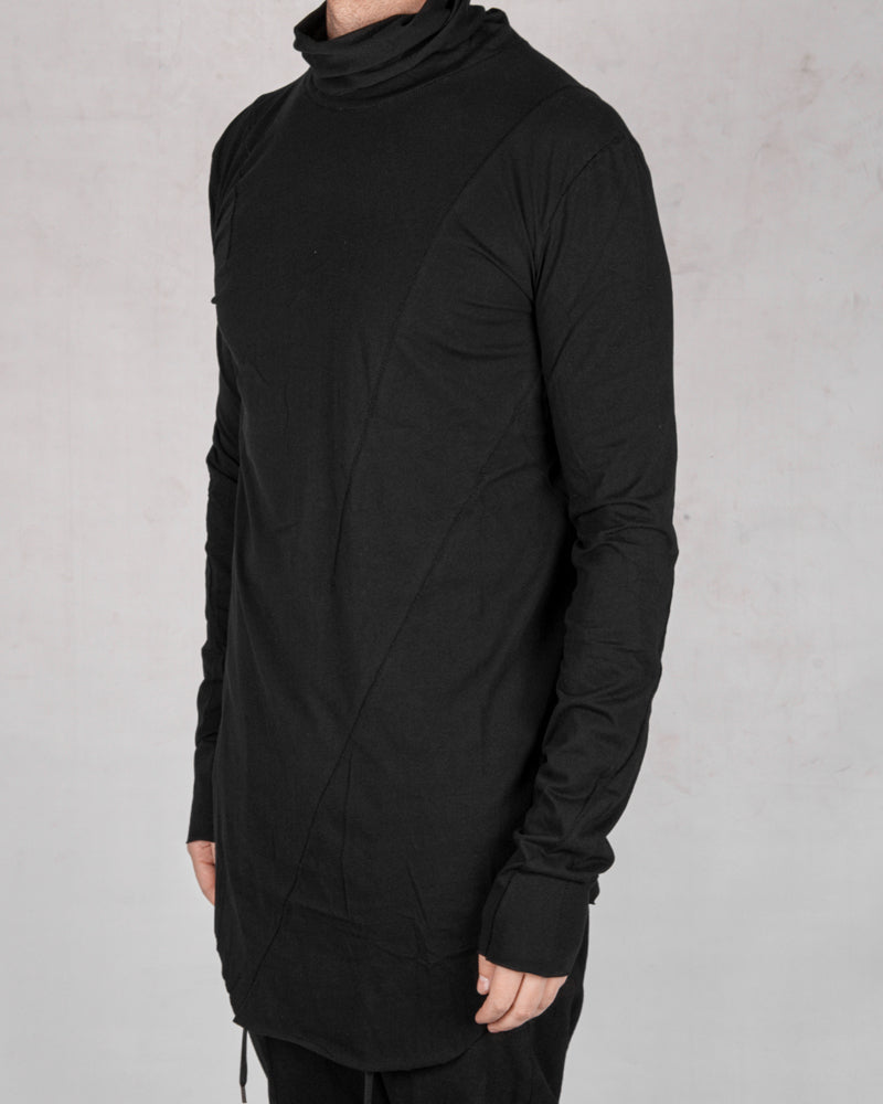 Army of me - Mittened turtle neck jersey black - Stilett.com