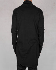 Army of me - Mittened turtle neck jersey black - Stilett.com