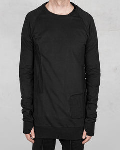 Patched sweatshirt black