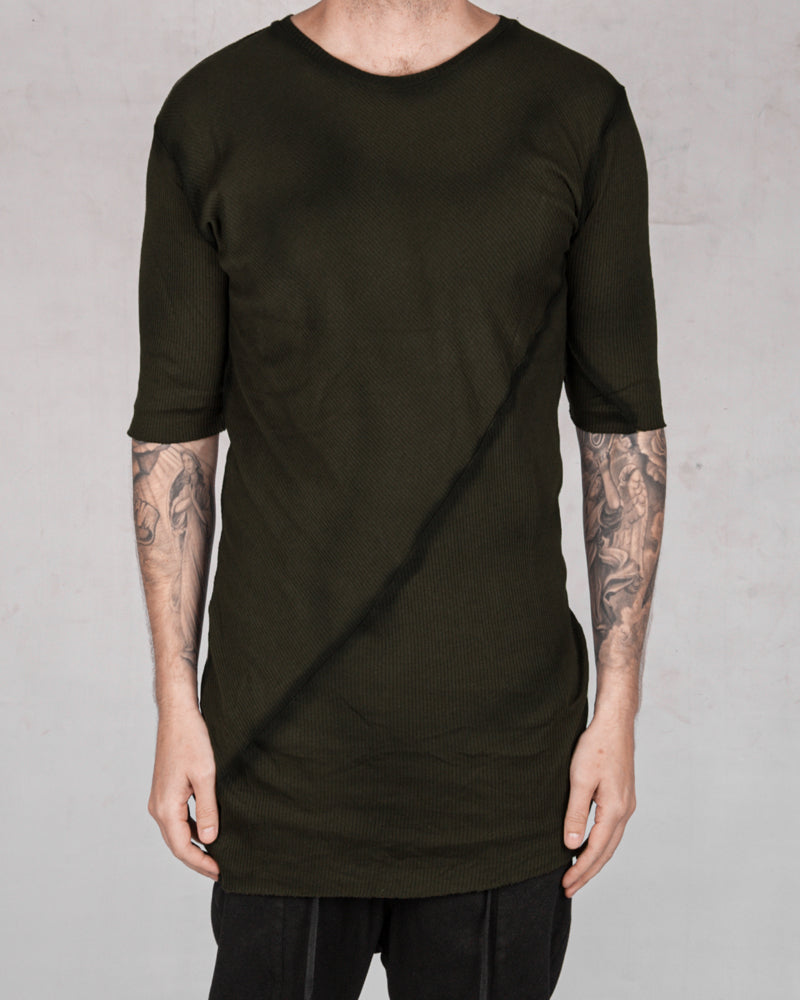 Army of me - Ribbed tshirt moss - Stilett.com