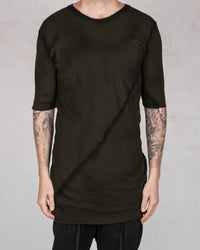Army of me - Ribbed tshirt moss - Stilett.com