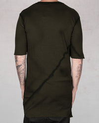 Army of me - Ribbed tshirt moss - Stilett.com