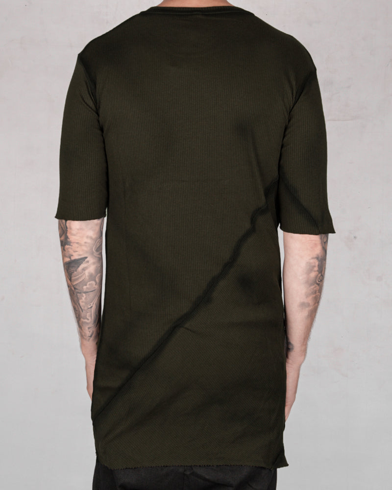 Army of me - Ribbed tshirt moss - Stilett.com