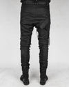 Army of me - Slim coated velcro pocket trousers - https://stilett.com/