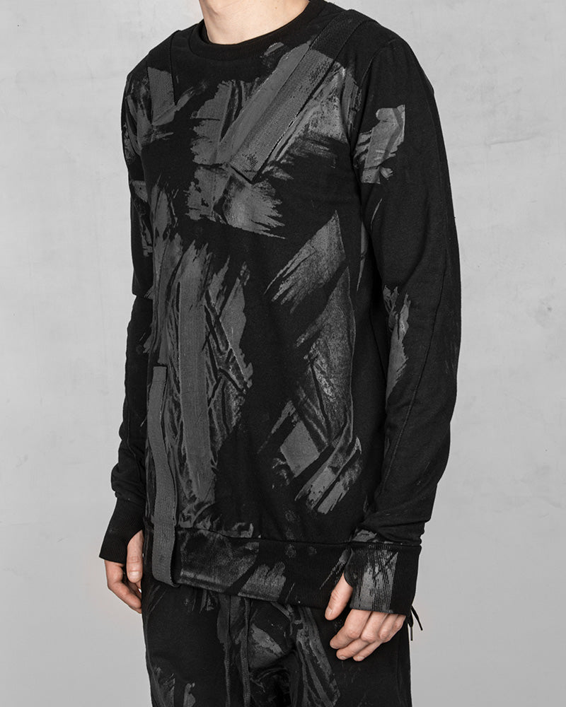 X-Back Sweatshirt Black Rubber