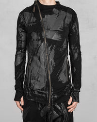 X-Back Zip Up Hoodless Sweatshirt