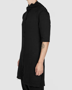 Atelier Aura - Bj&ouml;rg halfsleeve tee black - Stilett.com