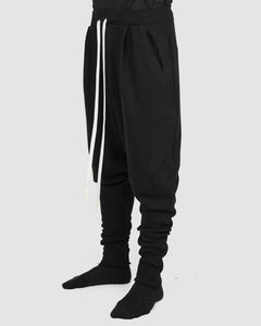 Atelier Aura - Osk drawstring trouser black - Stilett.com