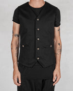 Atelier Aura - Erling buttoned suit vest - https://stilett.com/