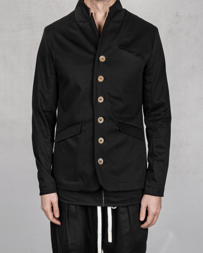 Atelier Aura - Fannar six-button denim blazer - Stilett.com