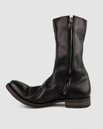 Atelier Aura - AAEB03 side zip tall boots - Jet Black - https://stilett.com/