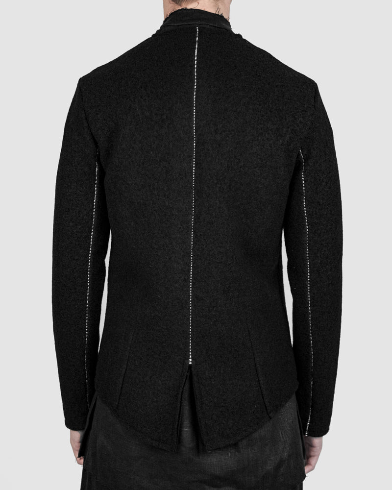 Atelier Aura - Gisli scarstitched wool jacket - https://stilett.com/