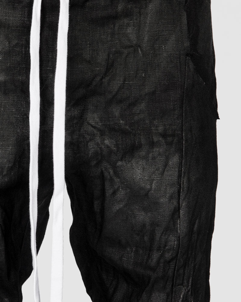 Atelier Aura - Jon hand painted long shorts - https://stilett.com/