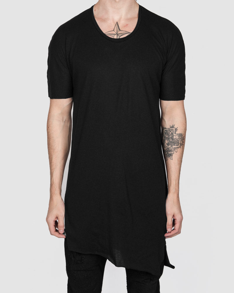 Atelier Aura - Margret drapeback tee black - Stilett.com
