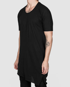 Atelier Aura - Margret drapeback tee black - Stilett.com