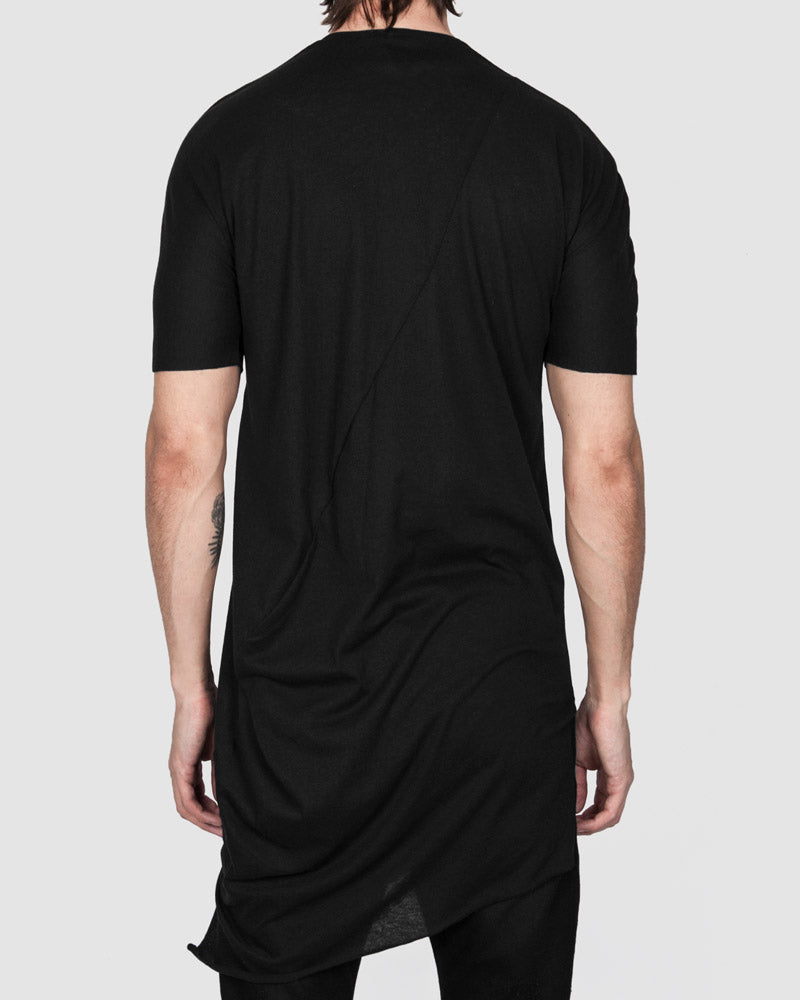 Atelier Aura - Margret drapeback tee black - Stilett.com