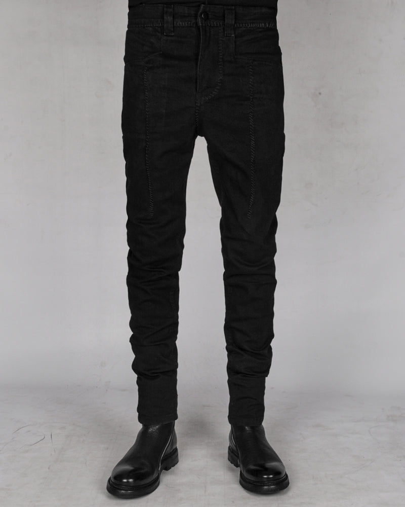 10R:son - B1001S - Stitched denim trousers - Stilett.com