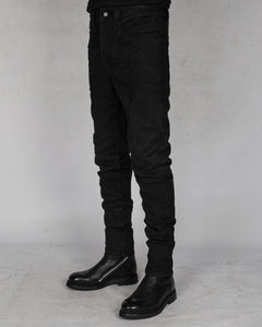 10R:son - B1001S - Stitched denim trousers - Stilett.com