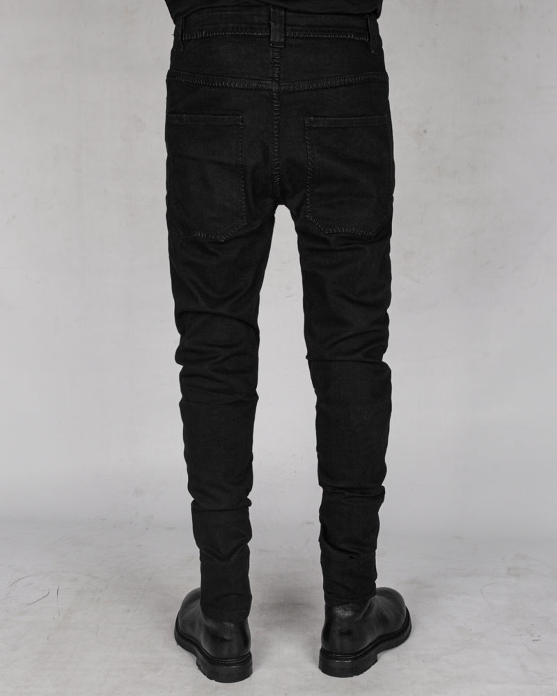 10R:son - B1001S - Stitched denim trousers - Stilett.com