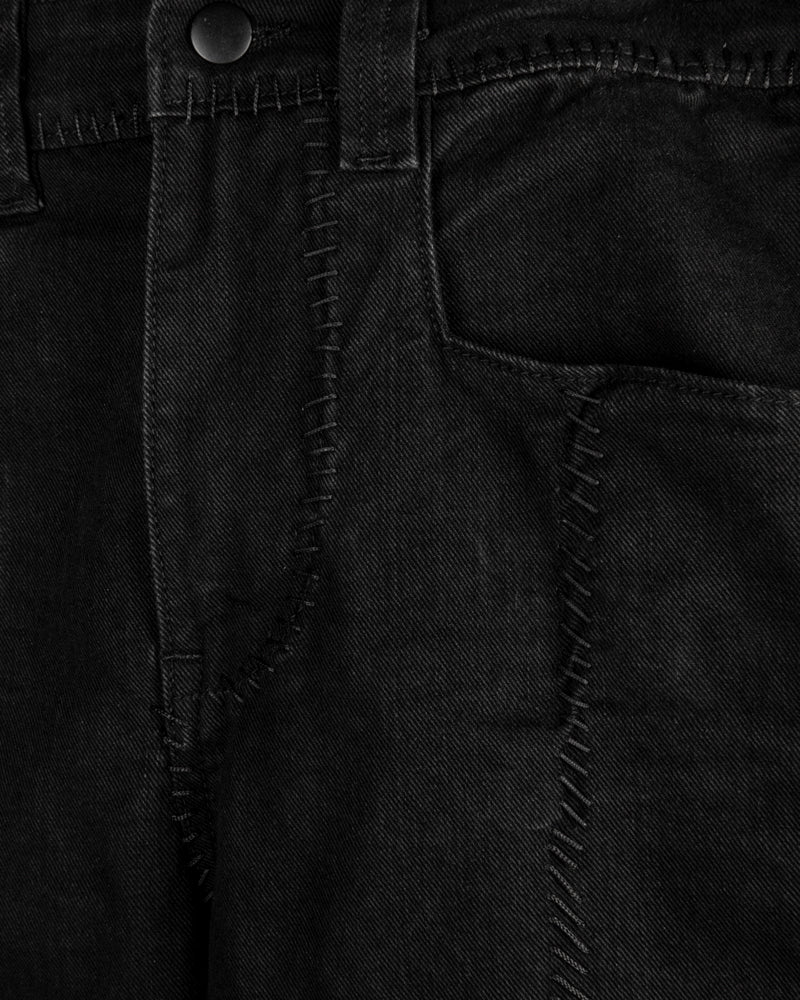 10R:son - B1001S - Stitched denim trousers - Stilett.com