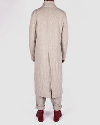 Atelier Aura - Larus long coat nature linen - Stilett.com