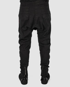 Zam Barrett - Red stitched drop pants - Stilett.com