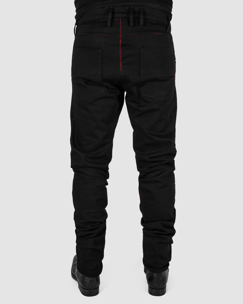 Zam Barrett - Red stitched pants - Stilett.com