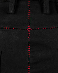Zam Barrett - Red stitched pants - Stilett.com