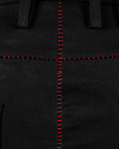 Zam Barrett - Red stitched pants - Stilett.com