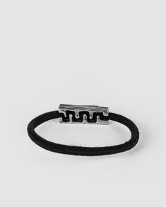 Gaspard Hex - Bark elastic hairband with a black diamond - Stilett.com