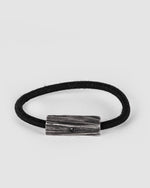 Gaspard Hex - Bark elastic hairband with a black diamond - https://stilett.com/