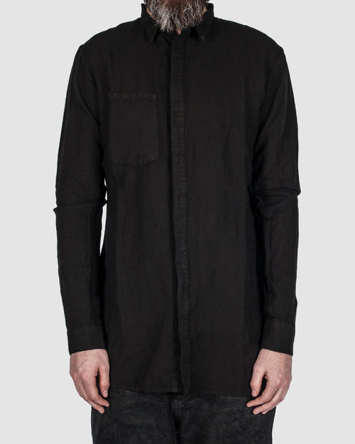 First aid to the injured - Asymmetric button up shirt - https://stilett.com/