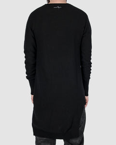 First aid to the injured - Asymmetric wool blend pullover - Stilett.com
