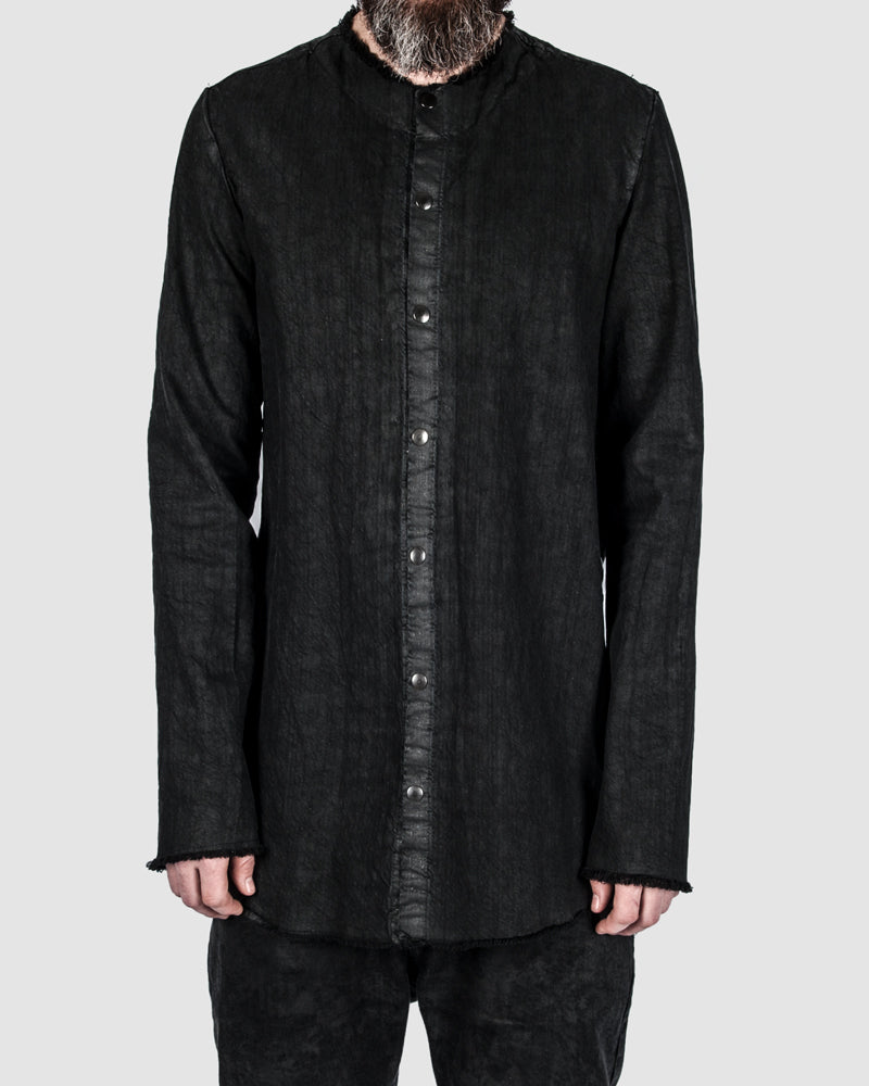 La haine inside us - Coated button up shirt - Stilett.com