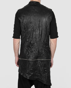 La haine inside us - Leather vest - Stilett.com