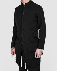 La haine inside us - Long raw blazer - Stilett.com