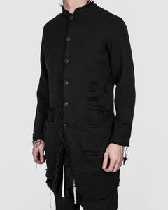 La haine inside us - Long raw blazer - Stilett.com