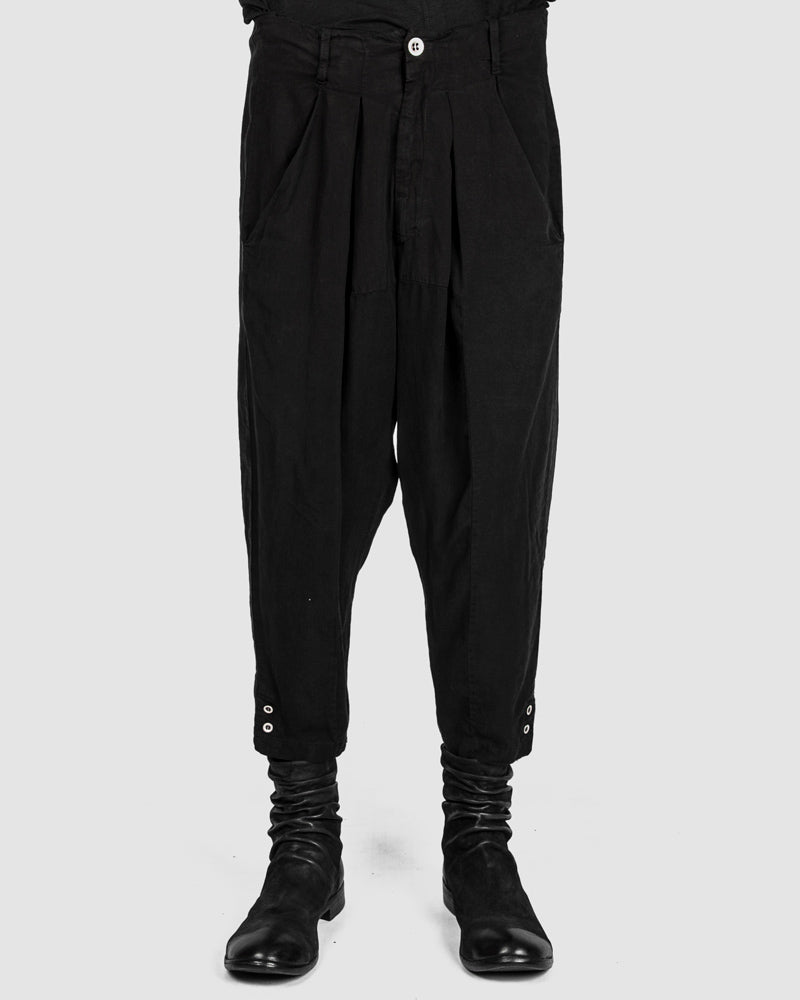 La haine inside us - Metal button drop crotch pants - Stilett.com