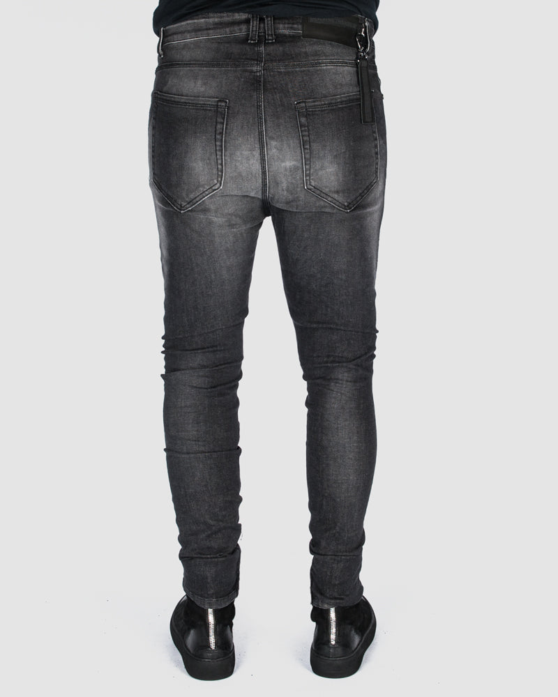 La haine inside us - Stonewashed skinny jeans - Stilett.com