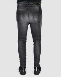La haine inside us - Stonewashed skinny jeans - Stilett.com