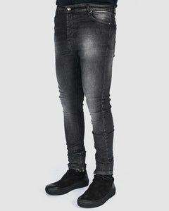 La haine inside us - Stonewashed skinny jeans - Stilett.com
