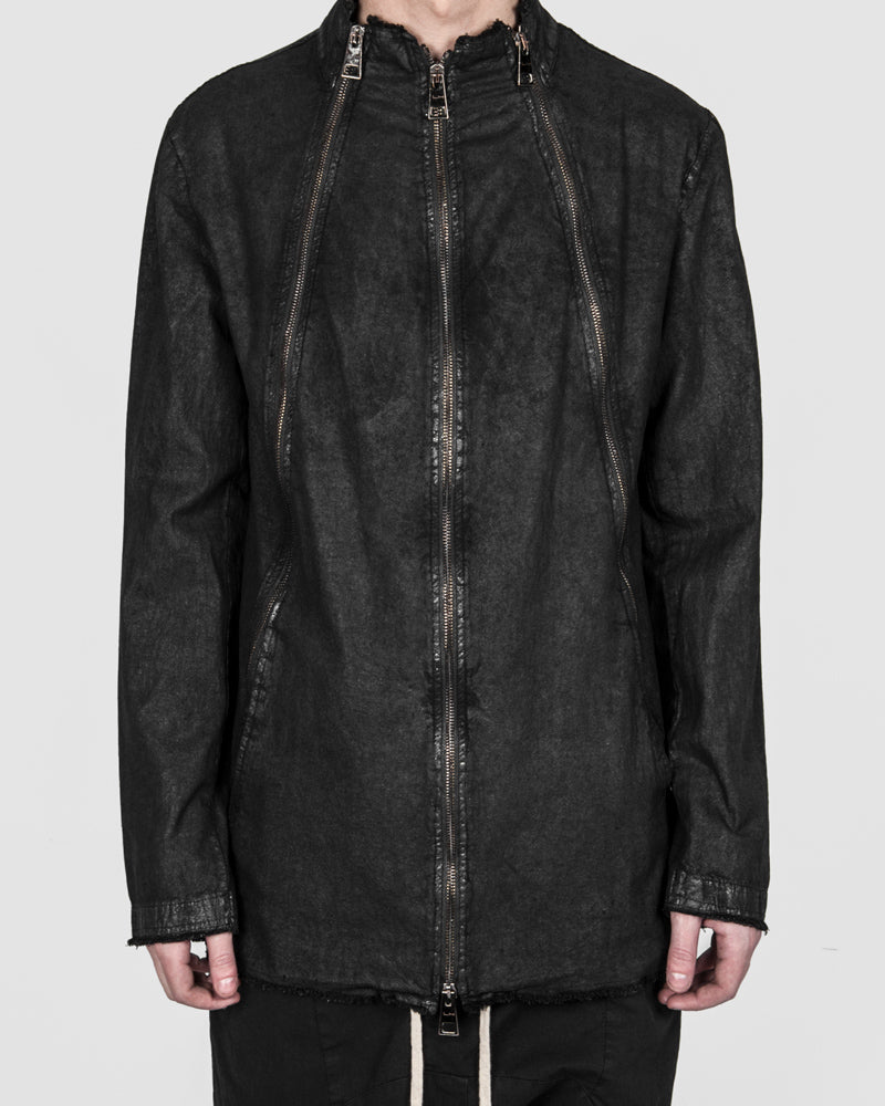 La haine inside us - Tripple zip coated jacket - Stilett.com