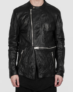 La haine inside us - Zip leather jacket - Stilett.com