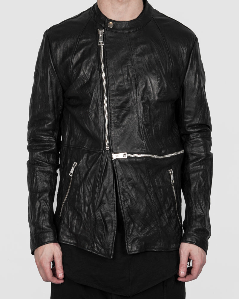 La haine inside us - Zip leather jacket - Stilett.com