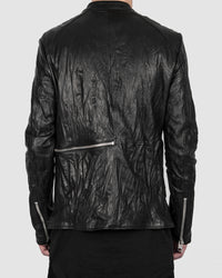 La haine inside us - Zip leather jacket - Stilett.com