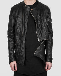 La haine inside us - Zip leather jacket - Stilett.com
